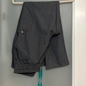 Figs Graphite high waisted Yola petite scrub pants